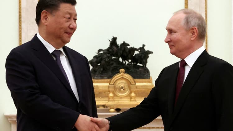 China's Xi arrives in Moscow for summit as Putin's war in Ukraine drags on