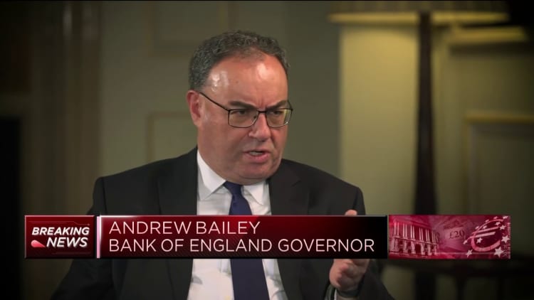 Watch CNBC’s full interview with the Bank of England’s Andrew Bailey