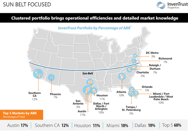 InvenTrust Properties portfolio geography