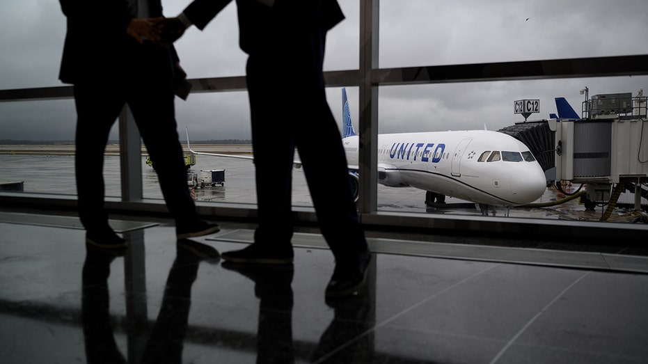 An Airbus A321 Neo aircraft, operated by United Airlines, at George Bush Intercontinental Airport in Houston, Texas, on Nov. 30, 2023.